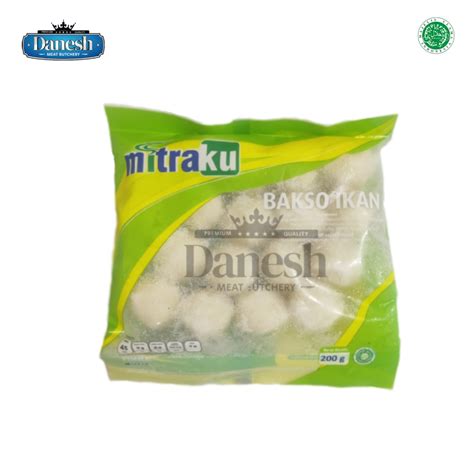 Jual Mitraku Baso Ikan Frozen Food Makanan Beku Fish Ball Halal 200gram