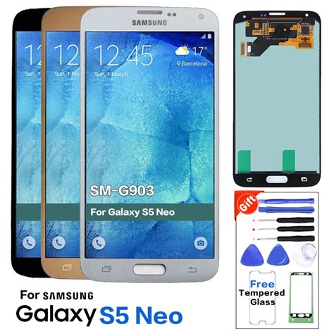 Super Amoled Original Lcd For Samsung Galaxy S Neo G G F New Lcds