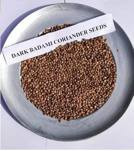 Dried Brown Dark Badami Coriander Seeds For Cooking Packaging Size