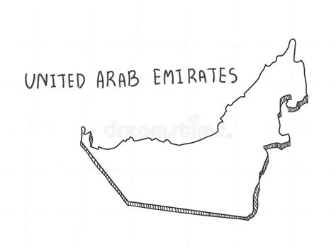 United Arab Emirates Map Infographic Elements With Separate Of Heading