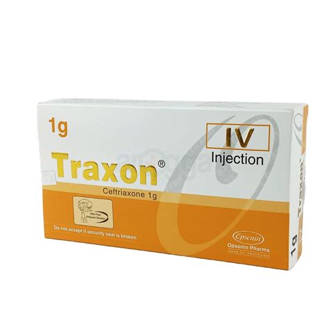 Traxon 1gm IV 1gm Vial Injection Arogga Online Pharmacy