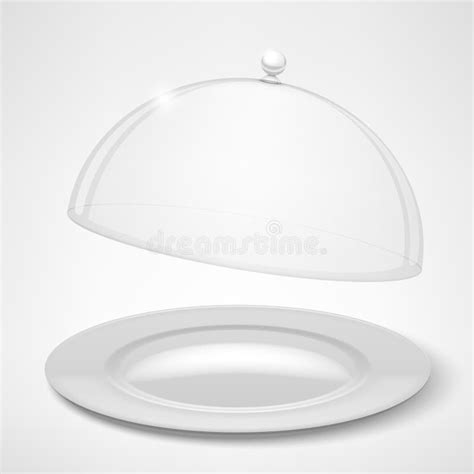 Restaurant Cloche Food Tray Vector Illustration Stock Vector Illustration Of Lunch Restaurant