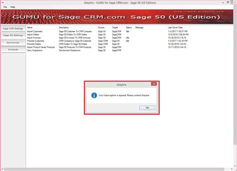 TroubleShooting In Sage 50 Sage CRM GUMU Integration Sage CRM