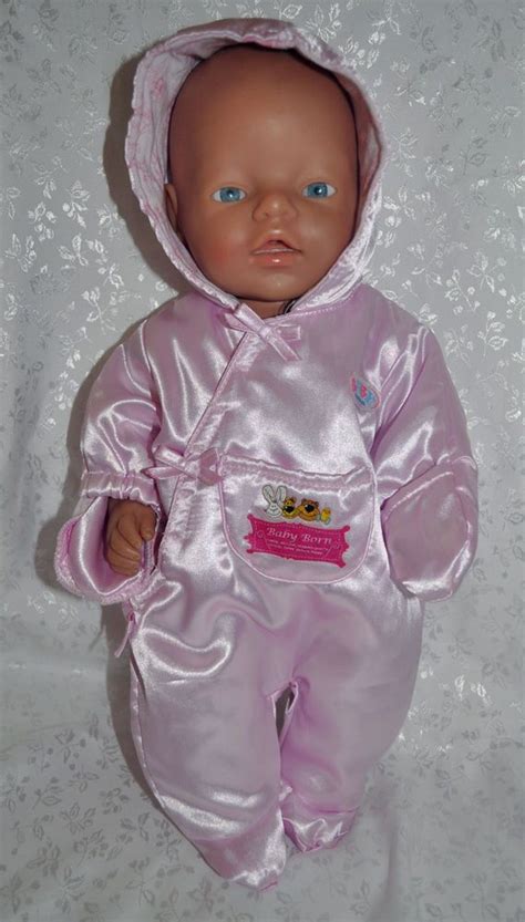 Zapf Creation 17 Baby Born Dolls Clothes Original Pink Satin Snow Suit