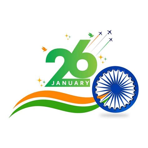 Premium Vector 26 January Happy Republic Day Of India Celebration