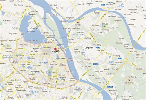 Hanoi Map - Vietnam