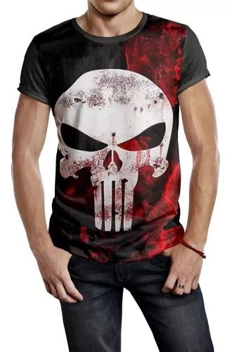 Camiseta Masculina Justiceiro Punisher Marvel Ref 263 MercadoLivre