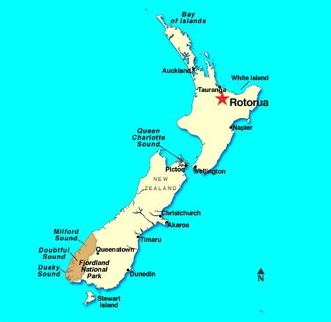 Rotorua Map and Rotorua Satellite Images