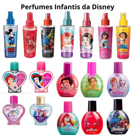 Perfumes Colônia Infantil De Personagens Disney Marvel Princesas Mickey Minnie Da Avon