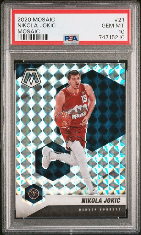 2020 21 Panini Mosaic Silver Prizm 21 Nikola Jokić for sale online