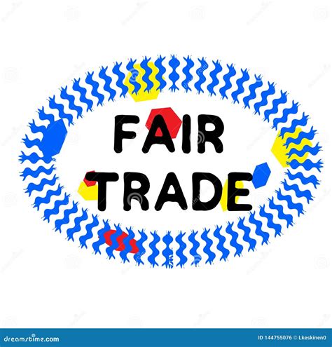 Fair Trade Stamp On White Stock Vector Illustration Of Business