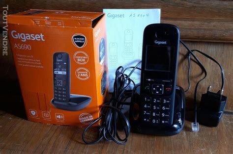 Gigaset as690h téléphone fixe sans fil avec blocage à Andelarre | Clasf ...