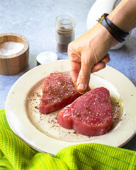 Grilled Tuna Steaks Blue Jean Chef Meredith Laurence