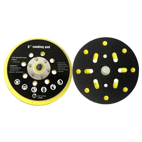 6 Inch 17 Holes Sander Backing Pad Compatible With BO6030 BO6040 For