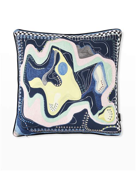 Christian Lacroix White Sands Sunset Pillow Neiman Marcus