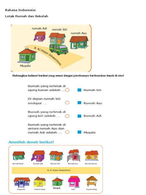 Detail Gambar Denah Rumah Ke Sekolah Koleksi Nomer 47