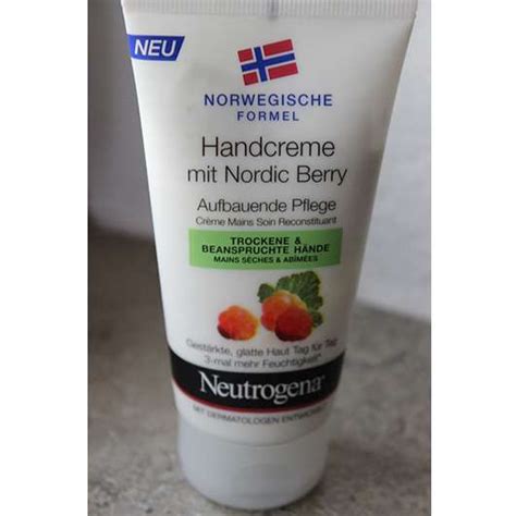 Test Handpflege Neutrogena Norwegische Formel Handcreme Mit Nordic