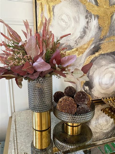 Pin By Natalie Welchert On Flowers Vase Beautiful Vase Grey Decor