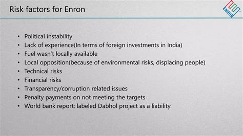 A Case Study Presentation On Dabhol Power Plant PPT