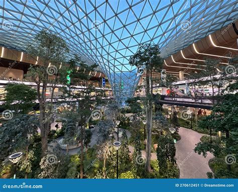 Hamad International Airport Doh Expands With Indoor Tropical Garden Editorial Photo Image