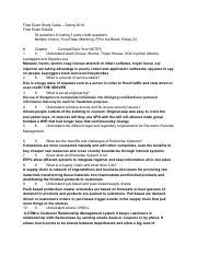 Final Exam Study Guide Spring 2018 Pdf Final Exam Study Guide