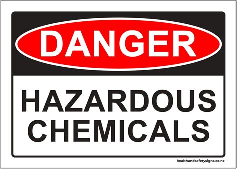 Hazardous Sign Warning Hazardous Waste Sign Osha