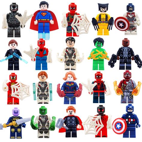 MINIFIGURKI AVENGERS MARVEL 20 SZTUK BRONIE LEGO 13979729592 Allegro Pl