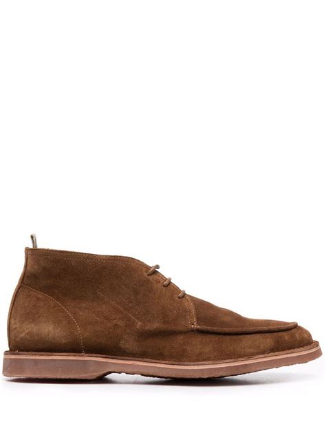 Officine Creative Bota Kent De Couro Farfetch Leather Boots Brown