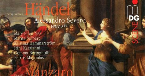 Makdelart Classique Handel Alessandro Severo Manzaro Don