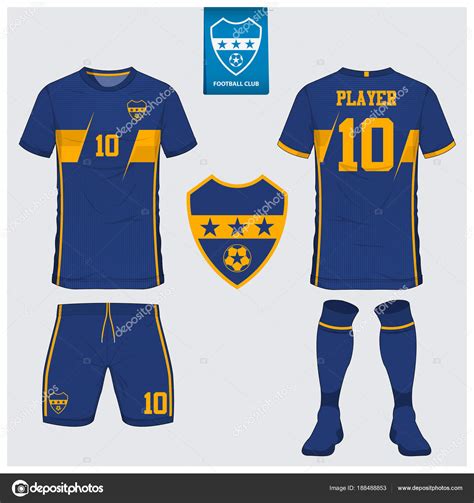 Soccer Jersey Football Kit T Shirt Sport Short Sock Template Design