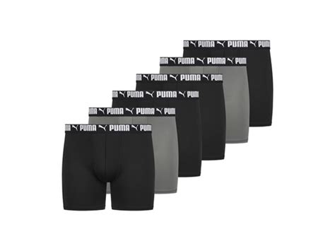 Puma Mens Athletic Fit Boxer Briefs 6pk