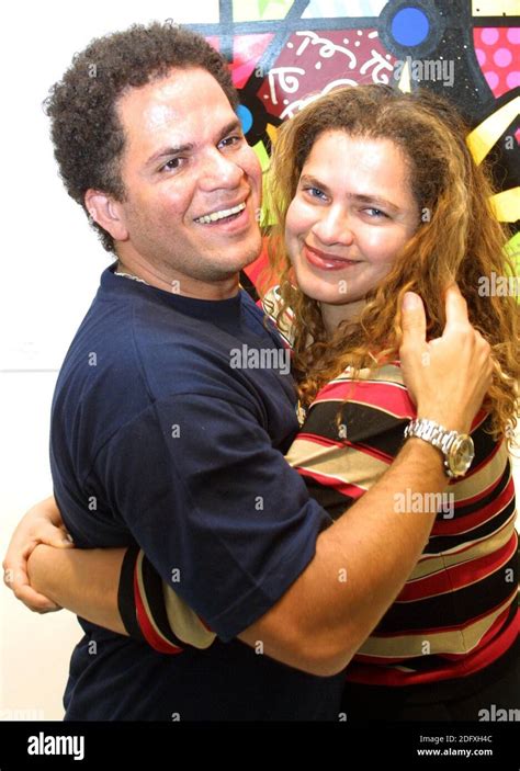 EXCLUSIVEMiami Beach, FL 1-18-2002 Artist Romero Britto with sister ...