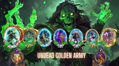 Undead Golden Army 🎮 Hearthstone Battlegrounds Gameplay No Commentary