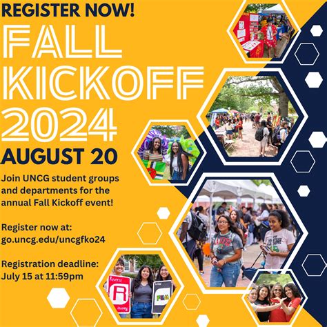 Registration Opens For Fall Kickoff Unc Greensboro