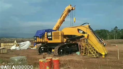 Assembly New Machine Hydraulic Mining Shovel Cat 6015b Youtube