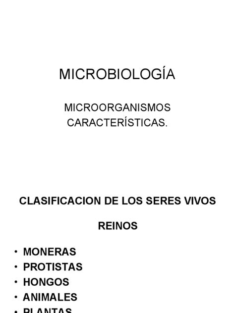 La Historia Y Clasificación De Los Microorganismos Pdf Biología Celular Eucariotas