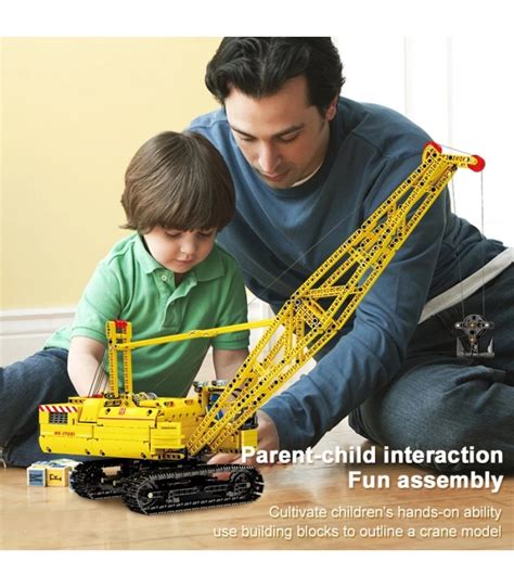 Mould King Motorized Crawler Crane Remote Control Building Blocks