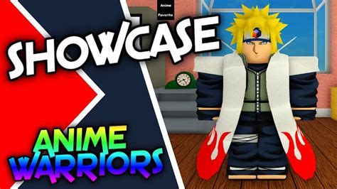 Showcase Minato Star Anime Warriors Roblox Youtube