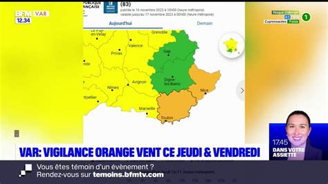 Var le département placé en vigilance orange vent violent des rafales