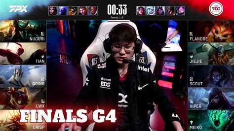 Edg Vs Fpx Game Grand Finals Lpl Summer Playoffs Edward