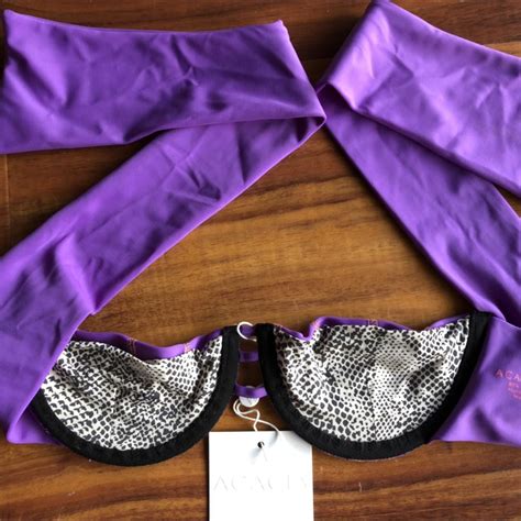 Acacia Swimwear Women S Purple Bikini And Tankini Tops Depop