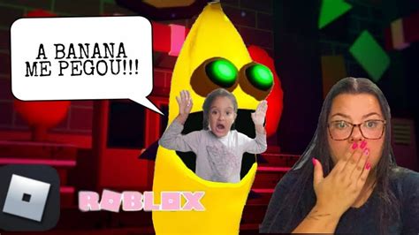 jogando o jogo da banana eats no Roblox a minha mãe YouTube