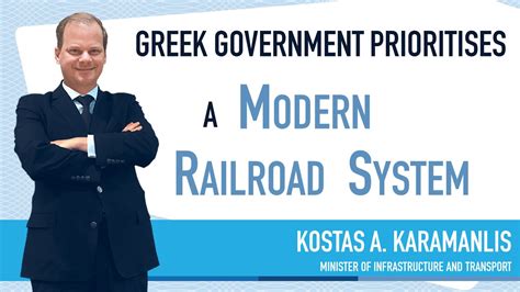 Kostas A Karamanlis Minister Of Infrastructure And Transport Greece