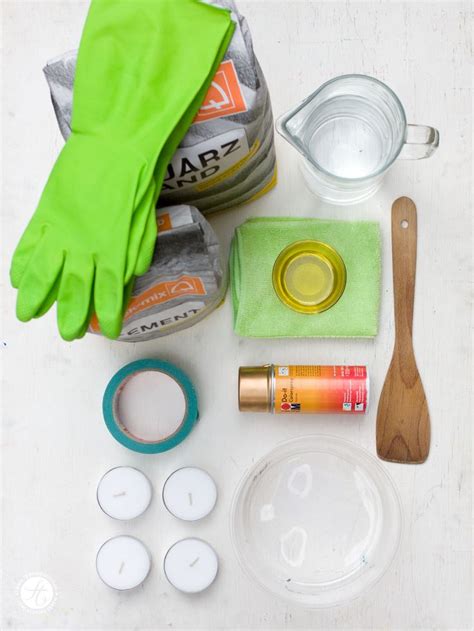 An Assortment Of Items That Include Baking Utensils Gloves And Other