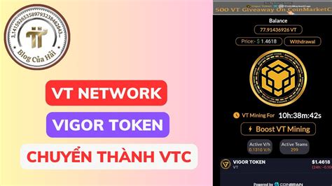 Vigor Network S P Ng Ng Khai Th C Chuy N I Vigor Token Sang Vigor