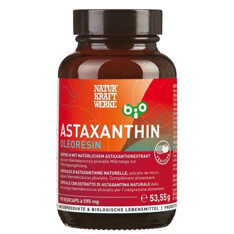 NATURKRAFTWERKE Astaxanthin Vegicaps Bio 90 Stk