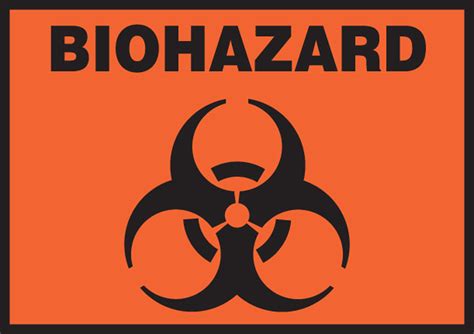 Biohazard Safety Label LBHZ506