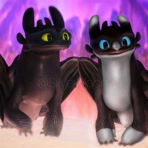 Two Black And White Dragon Figurines Standing Next To Each Other In