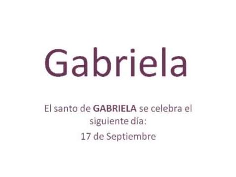 Significado De Gabriela En La Biblia Y Origen Aposte Ao Vivo