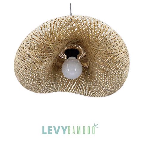 Đèn mây tre trang trí nhà hàng xưa DMT226 Bamboo Lighting Lê Vy